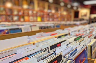 collecting vinyl records