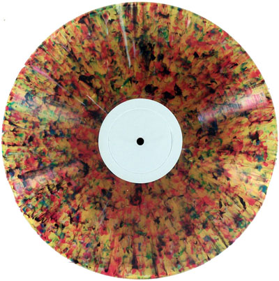 K&S records on multicolor "splatter" vinyl