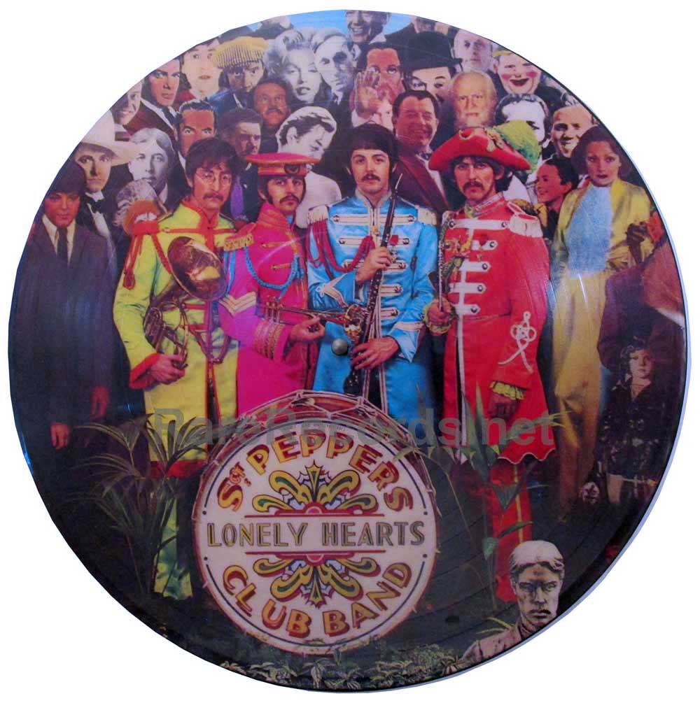 Beatles - Sgt. Pepper Japan picture disc LP with obi