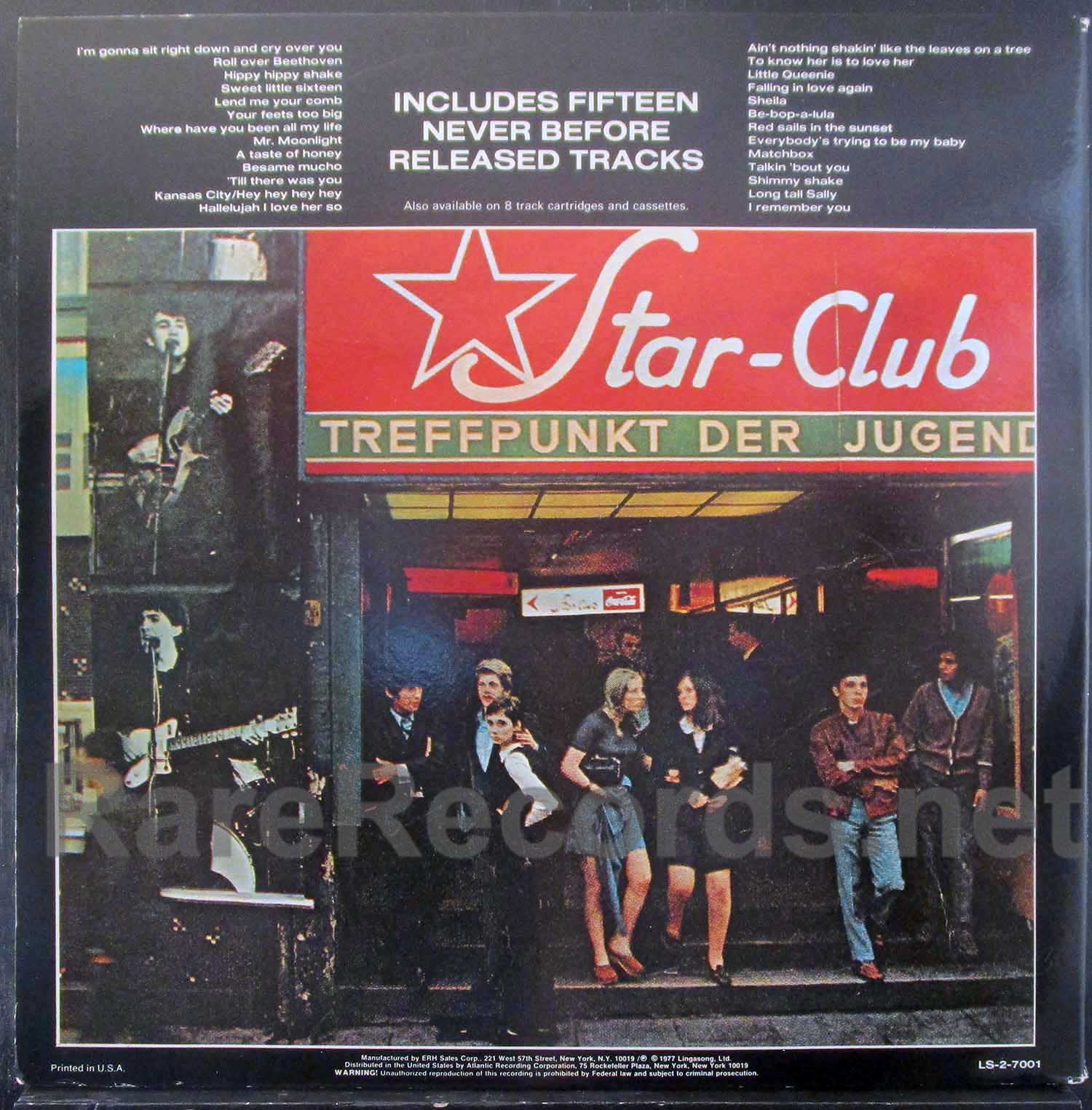 Beatles – Live at the Star Club . red vinyl promotional 2 LP set