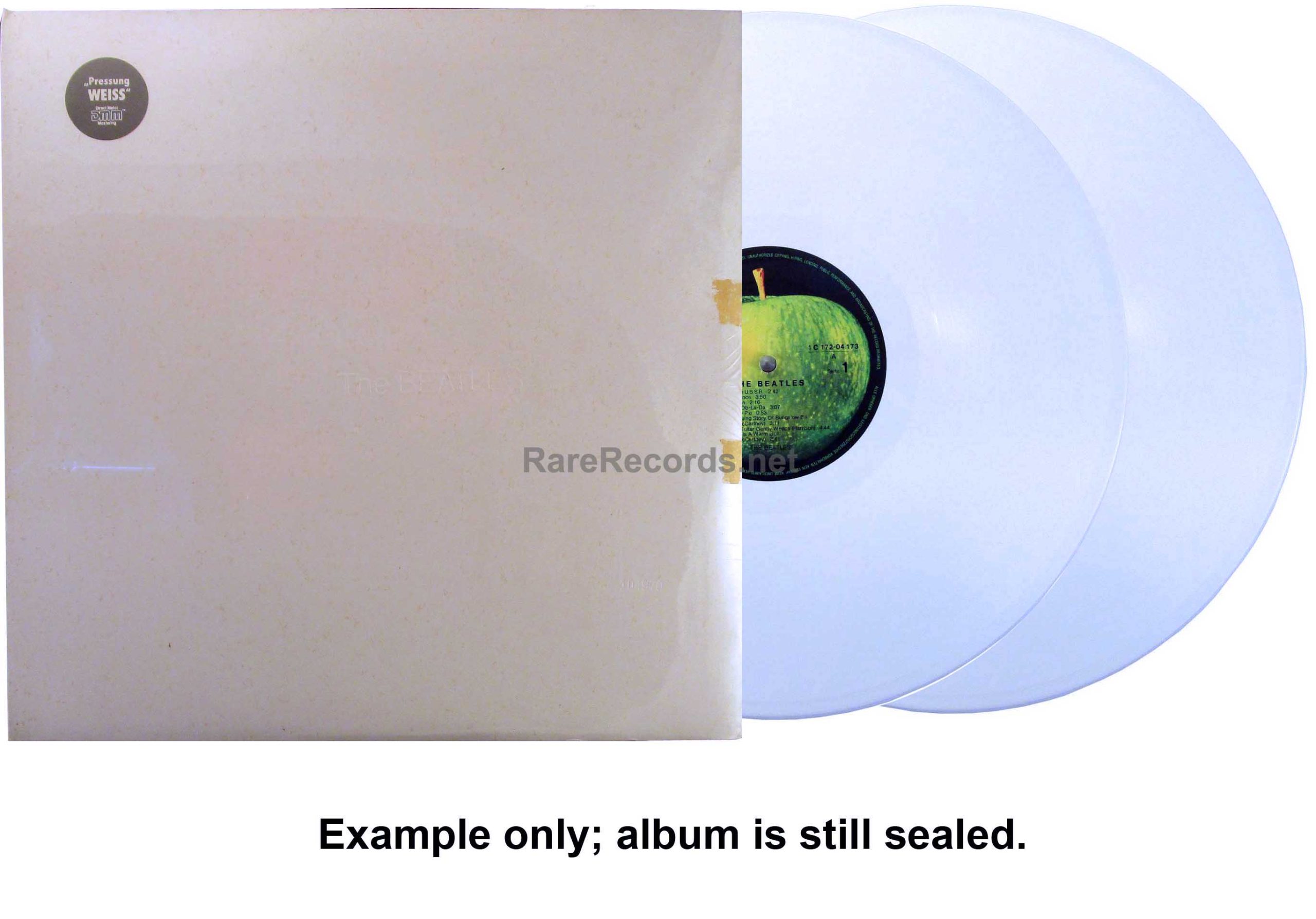 ordningen pessimist træfning Beatles – White Album sealed white vinyl German DMM 2 LP set