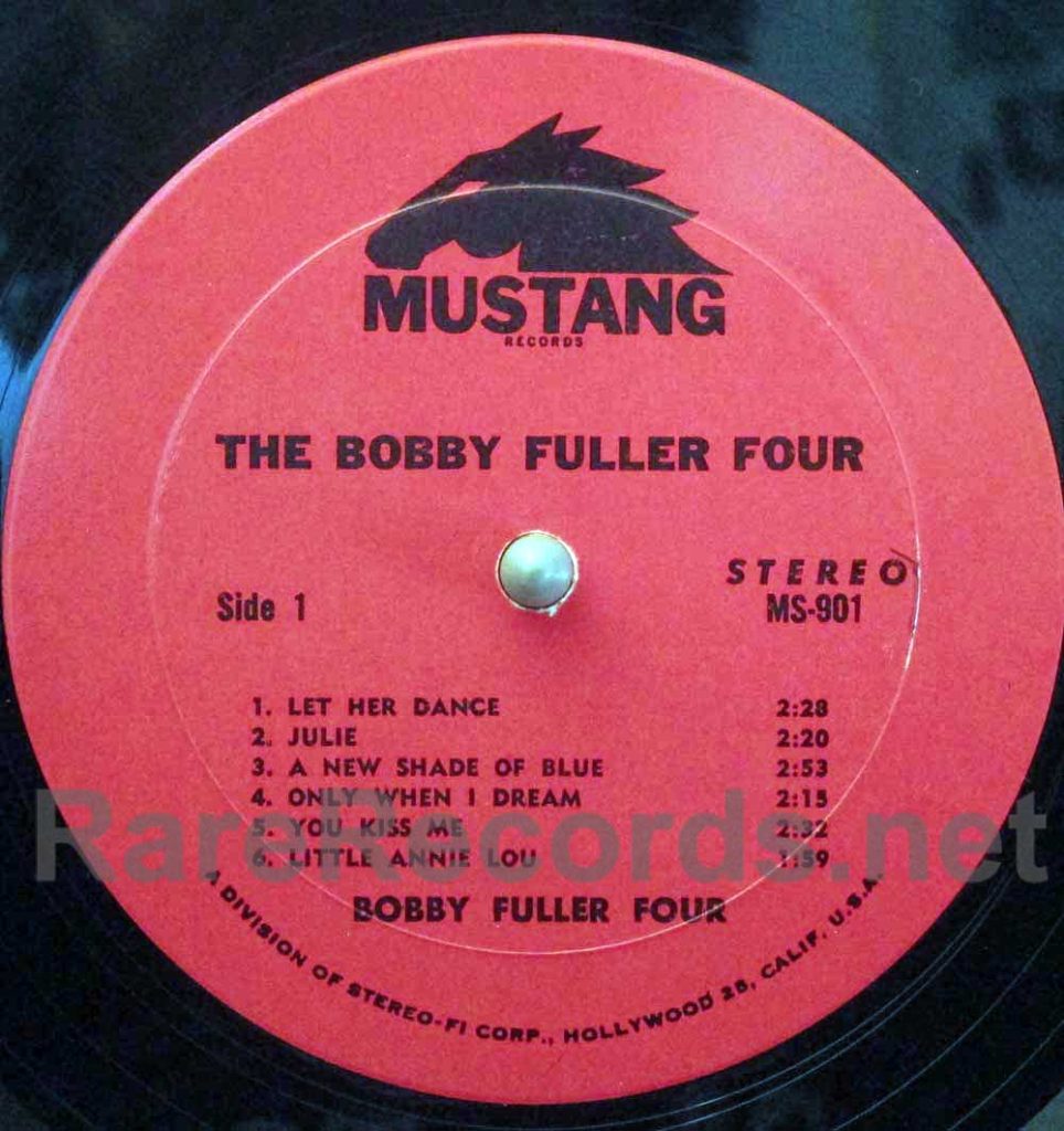 Bobby Fuller Four I Fought The Law 1966 Us Stereo Lp