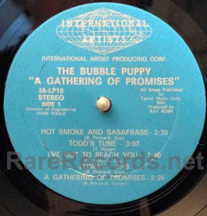Bubble Puppy - A Gathering of Promises 1969 U.S. psych LP