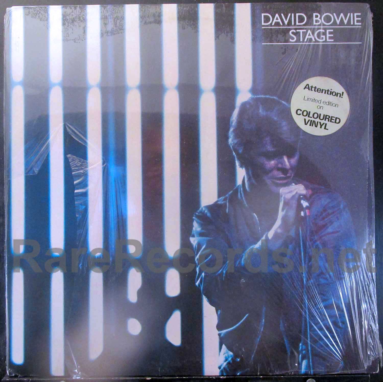 David Bowie – Stage Dutch sealed 1978 Dutch blue vinyl 2 LP set