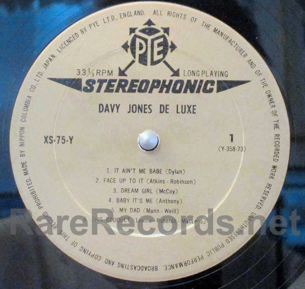 Davy Jones (Monkees) - Davy Jones Deluxe original Japan LP with obi