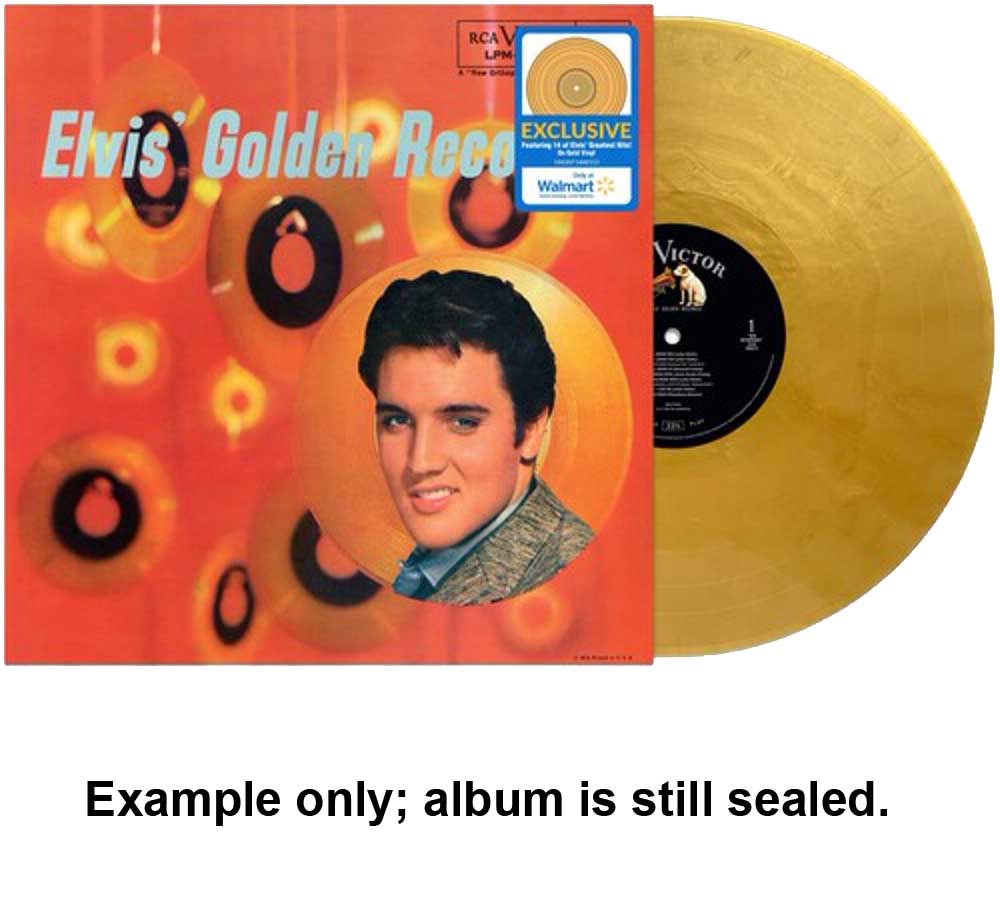 Elvis Presley - Elvis' Golden Records sealed U.S. gold vinyl LP