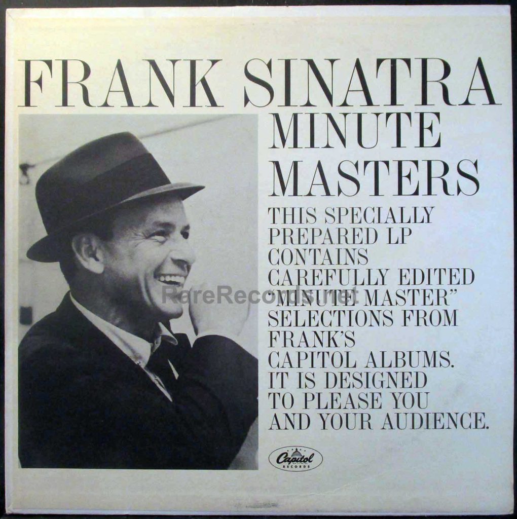 Frank Sinatra – Minute Masters 1965 U S Mono Promo Only Lp