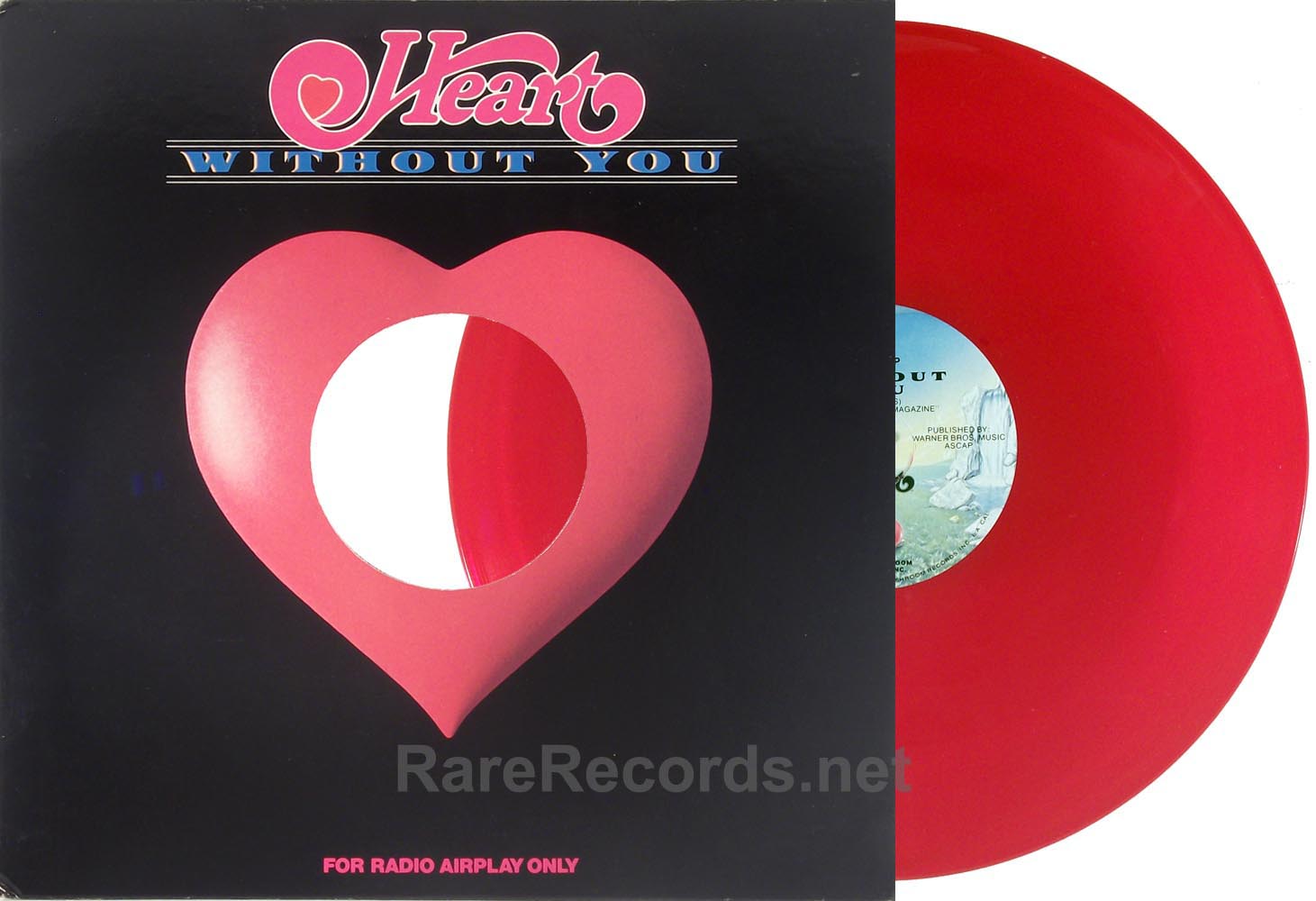 Heart – Without You mono/stereo red vinyl