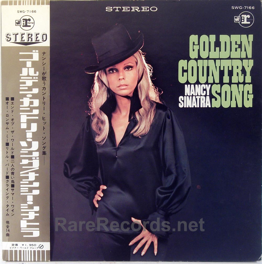 Nancy Sinatra Golden Country Song Rare Japan Lp With Obi