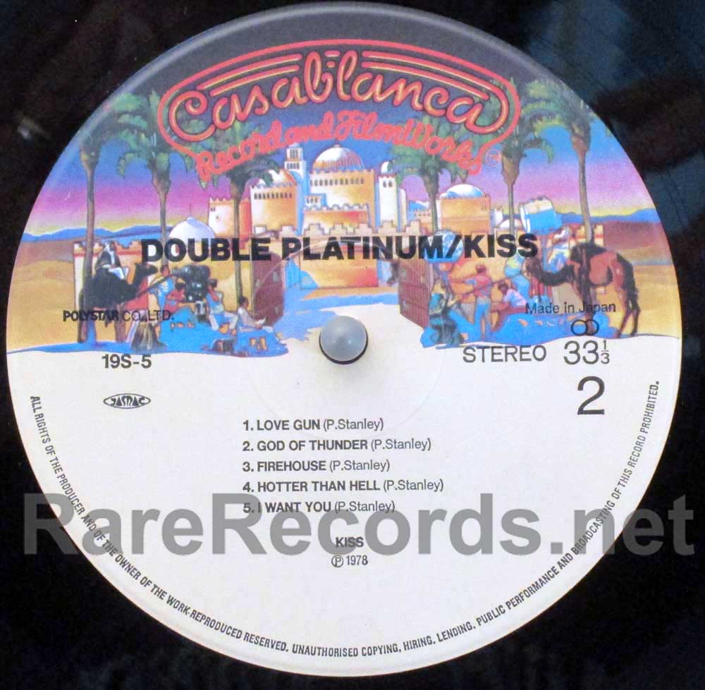 Kiss – Double Platinum 1980 Japan 2 LP set with obi
