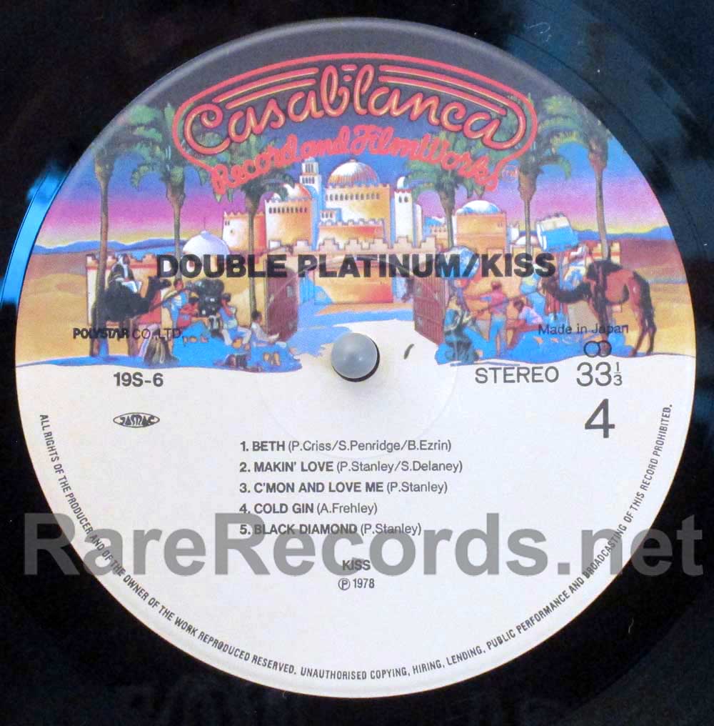 Kiss – Double Platinum 1980 Japan 2 LP set with obi