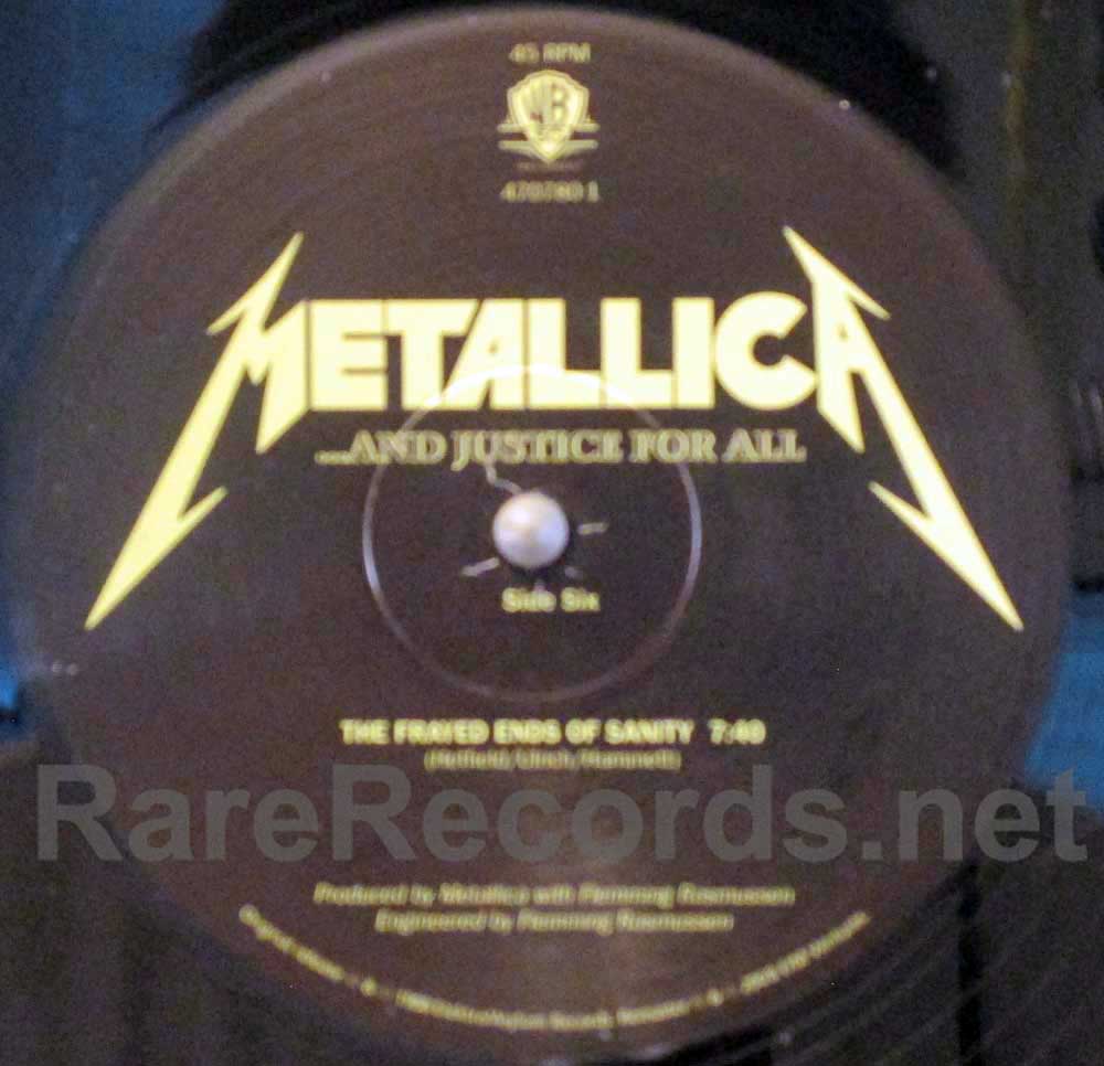 Metallica - And Justice for All U.S. 4 LP 45 RPM half speed mastered box set
