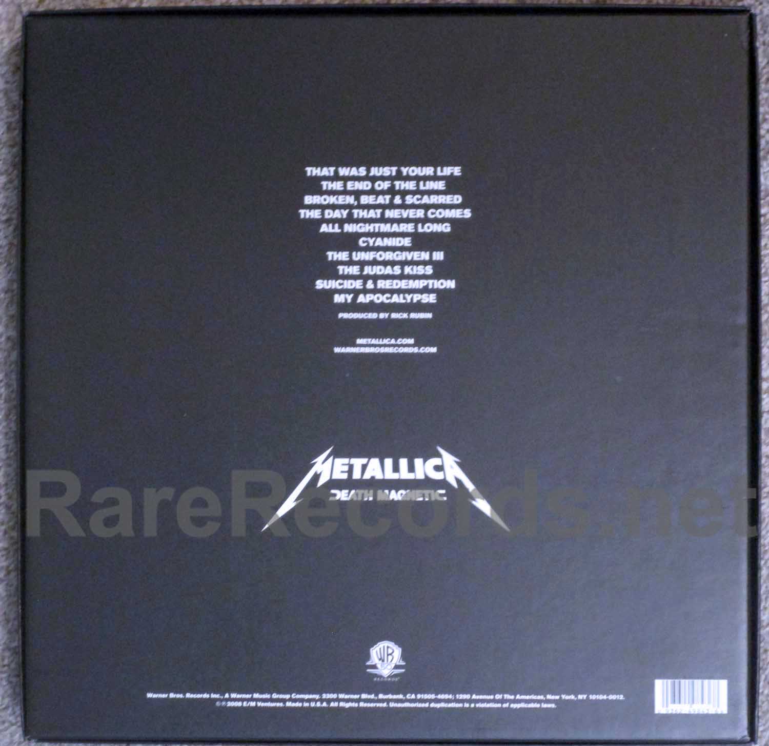 Metallica - Kill 'Em All 2008 U.S. 45 RPM half speed mastered 2 LP set