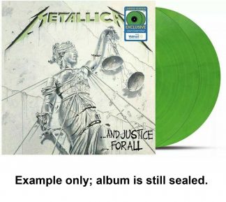 metallica - and justice for all green vinyl u.s. lp