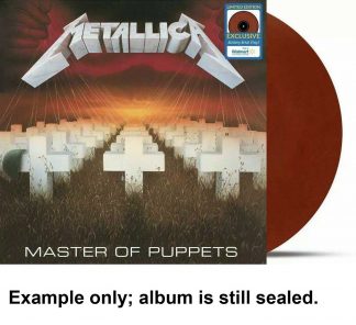 metallica - master of puppets red vinyl u.s. lp