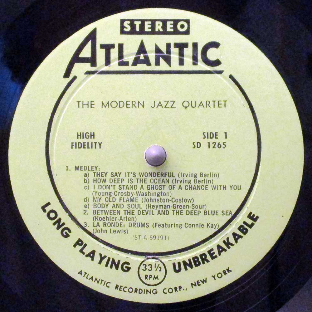 Modern Jazz Quartet - The Modern Jazz Quartet 1958 U.S. stereo LP