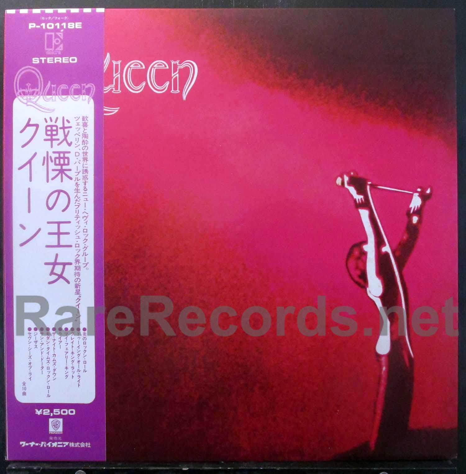 Queen　Japan　LP　with　obi　Queen　–