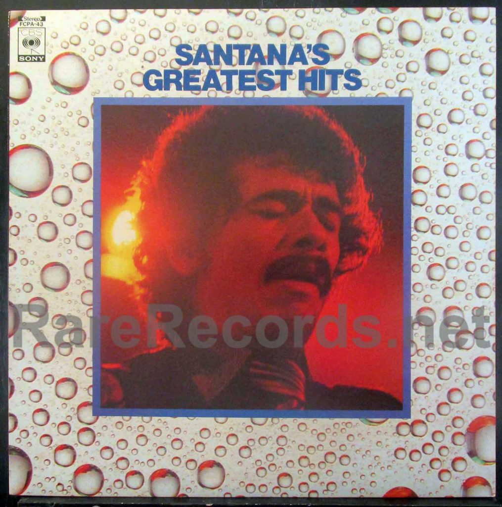 Santana Santanas Greatest Hits Japan Record Club Only Lp