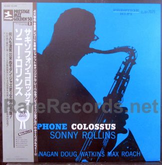 Sonny Rollins - Saxophone Colossus Japan LP with obi