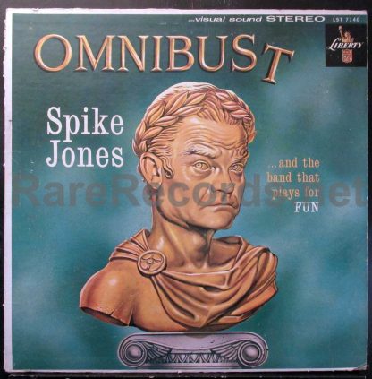 spike jones - omnibust u.s. red vinyl lp