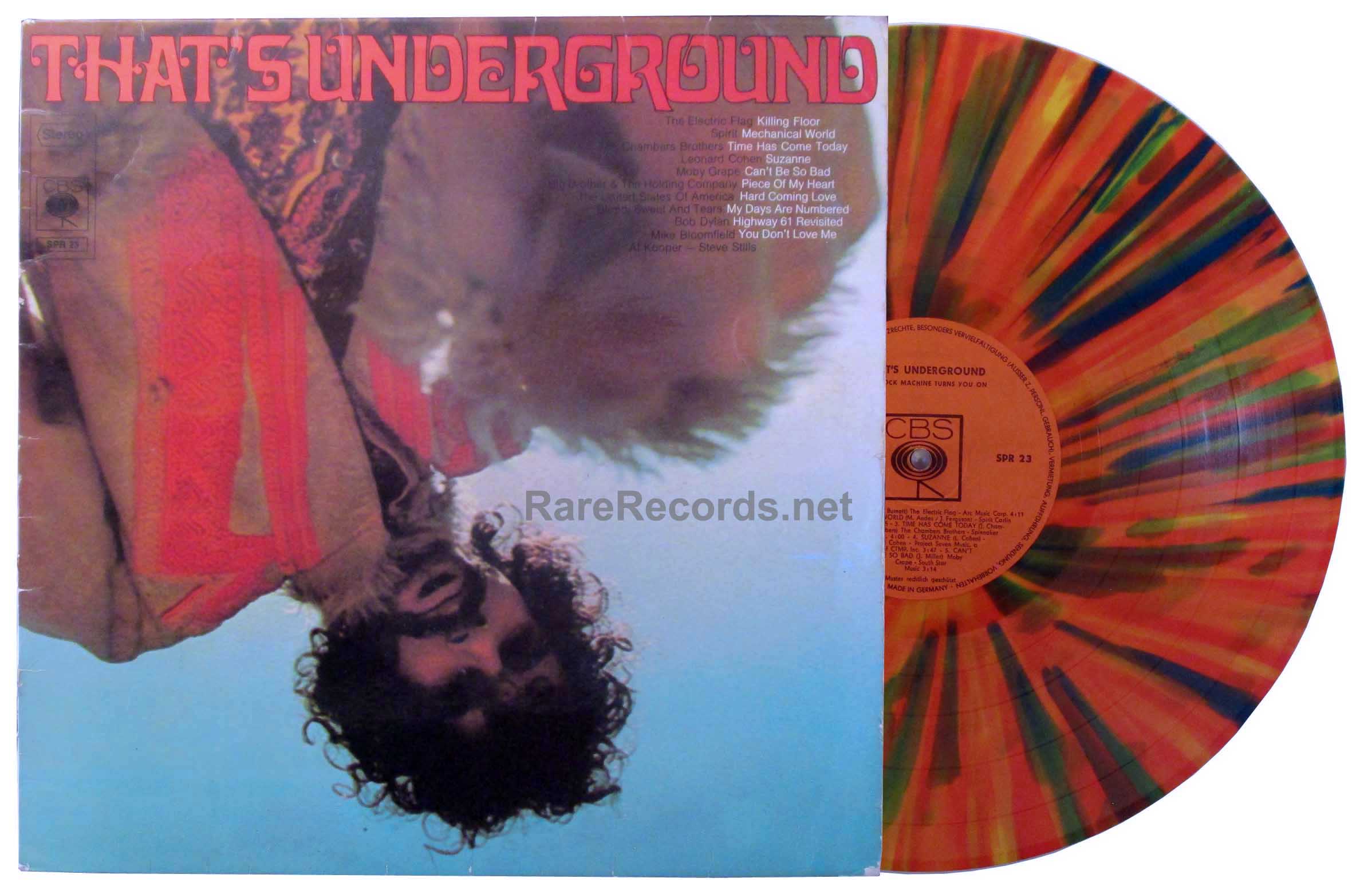koks rester Ynkelig Various (Bob Dylan) – That's Underground German multicolor vinyl LP