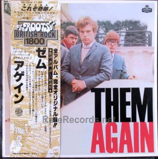 Them - Them Again Japan white label promo LP with obi