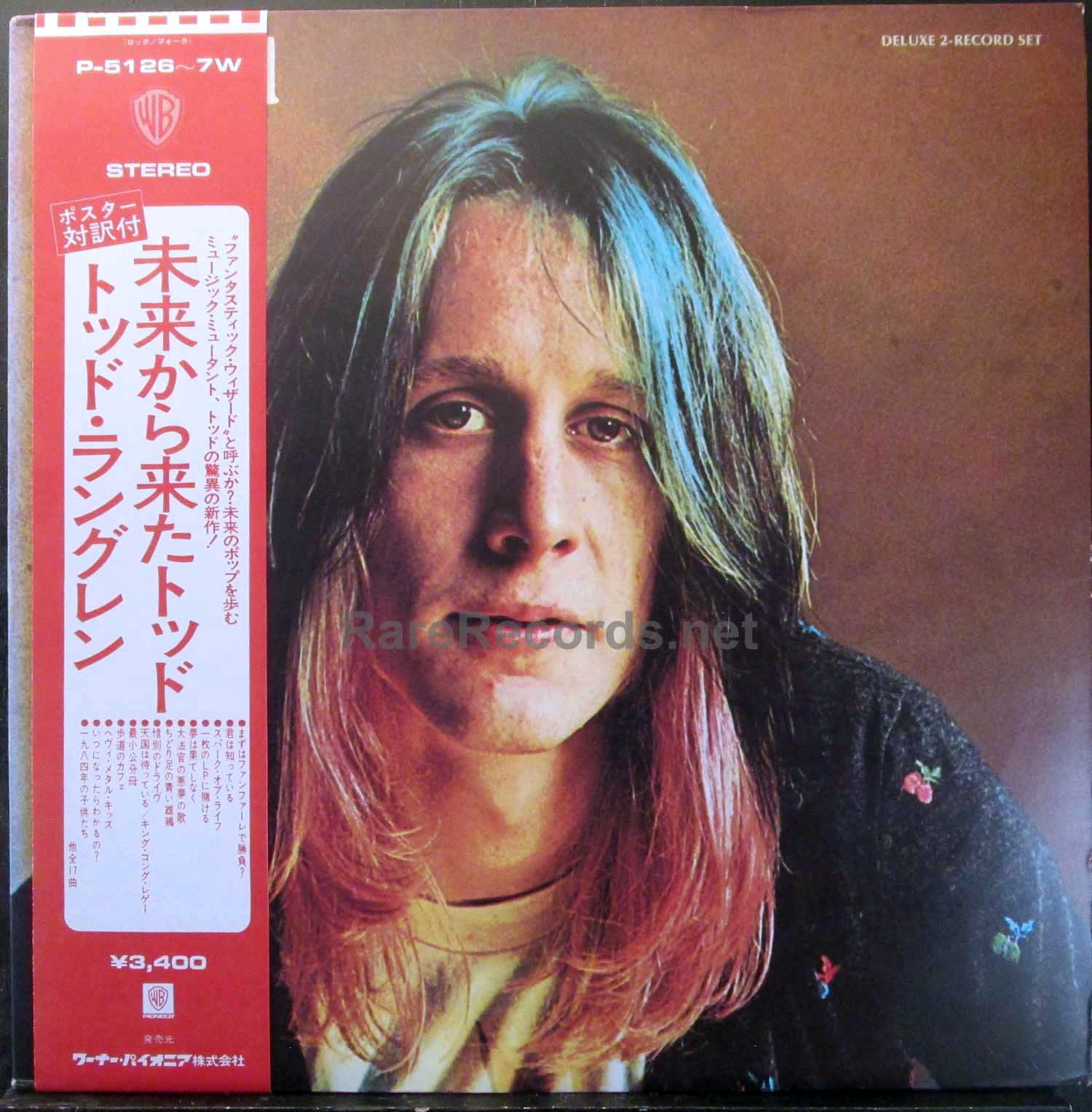 Todd Rundgren - Todd 1974 Japan 2 LP set with obi